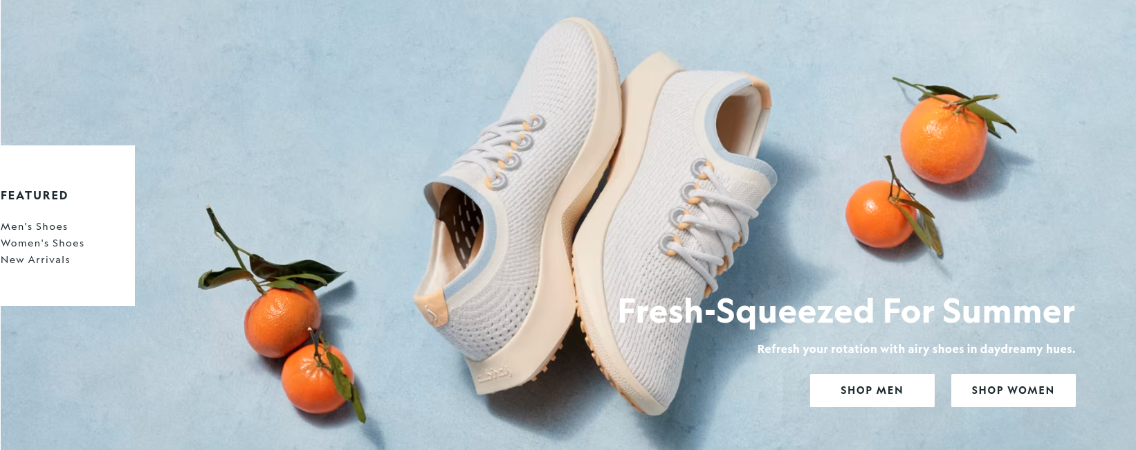 Allbirds, a sustainable footwear brand, started on Shopify and has evolved into a billion-dollar company renowned for its eco-friendly products.